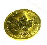 Maple Leaf Kanada 5 Dollars 1/10 Oz Feingold