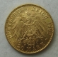 20 Goldmark Kaiser Wilhelm II von Preußen