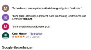 Goldankauf Hamburg bewertung