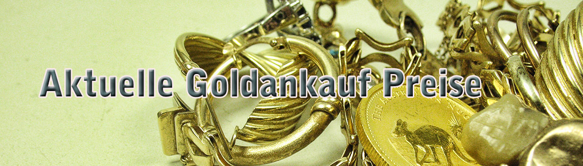 Goldakauf Preise